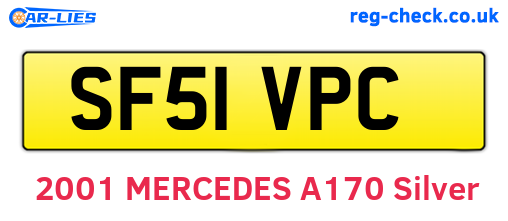 SF51VPC are the vehicle registration plates.