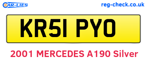 KR51PYO are the vehicle registration plates.