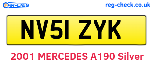 NV51ZYK are the vehicle registration plates.