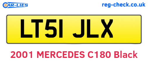LT51JLX are the vehicle registration plates.
