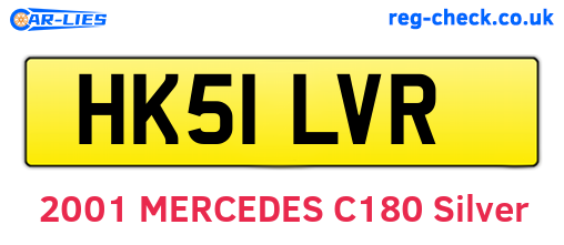 HK51LVR are the vehicle registration plates.