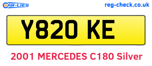 Y82OKE are the vehicle registration plates.