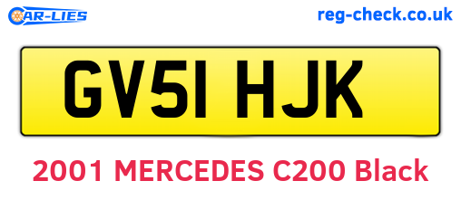 GV51HJK are the vehicle registration plates.
