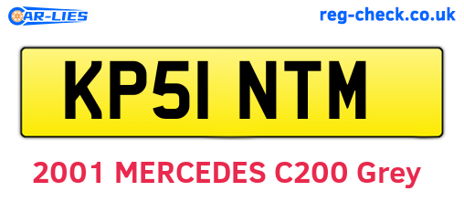KP51NTM are the vehicle registration plates.