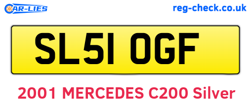 SL51OGF are the vehicle registration plates.