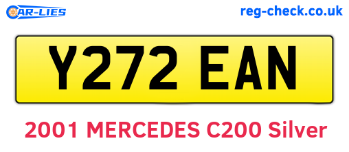 Y272EAN are the vehicle registration plates.