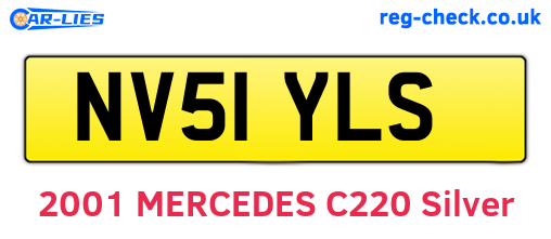 NV51YLS are the vehicle registration plates.