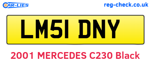 LM51DNY are the vehicle registration plates.