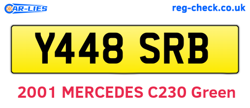 Y448SRB are the vehicle registration plates.