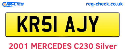 KR51AJY are the vehicle registration plates.