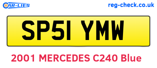 SP51YMW are the vehicle registration plates.