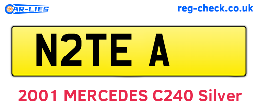N2TEA are the vehicle registration plates.