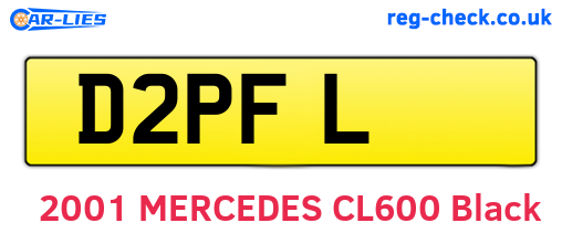 D2PFL are the vehicle registration plates.