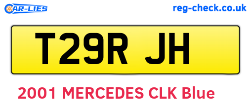 T29RJH are the vehicle registration plates.