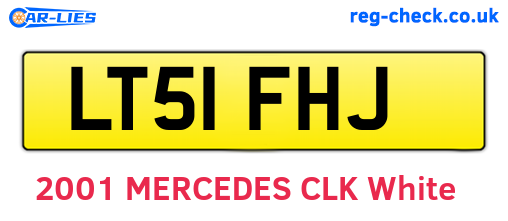 LT51FHJ are the vehicle registration plates.