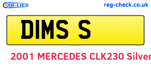 D1MSS are the vehicle registration plates.