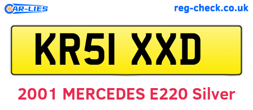 KR51XXD are the vehicle registration plates.