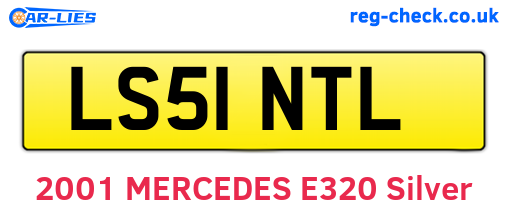 LS51NTL are the vehicle registration plates.