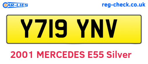 Y719YNV are the vehicle registration plates.