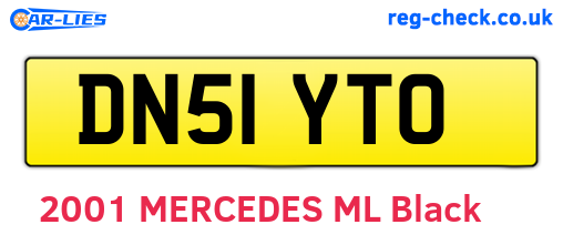 DN51YTO are the vehicle registration plates.