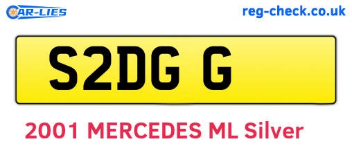 S2DGG are the vehicle registration plates.
