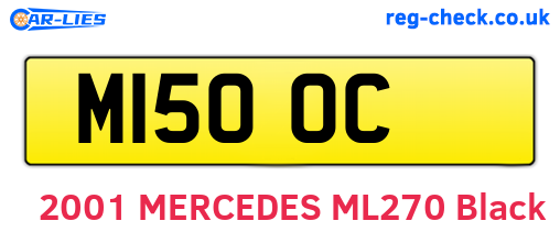 M15OOC are the vehicle registration plates.