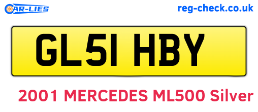 GL51HBY are the vehicle registration plates.