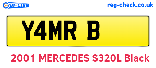 Y4MRB are the vehicle registration plates.