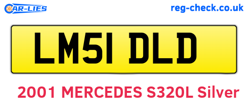 LM51DLD are the vehicle registration plates.
