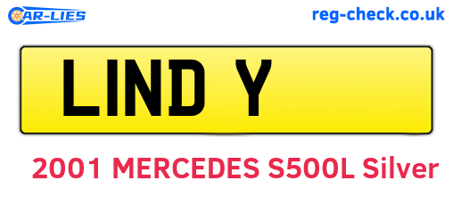 L1NDY are the vehicle registration plates.