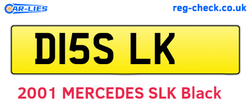 D15SLK are the vehicle registration plates.