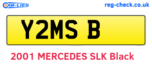 Y2MSB are the vehicle registration plates.