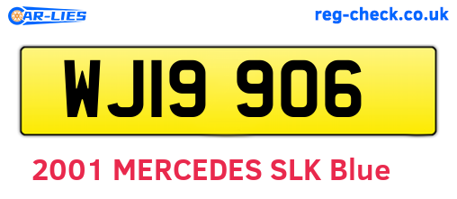 WJI9906 are the vehicle registration plates.