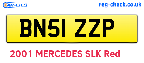 BN51ZZP are the vehicle registration plates.