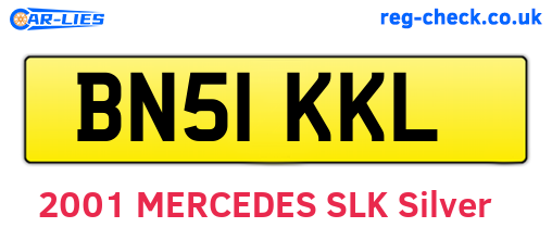 BN51KKL are the vehicle registration plates.
