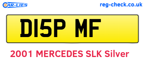 D15PMF are the vehicle registration plates.