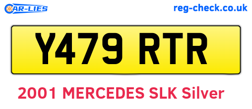Y479RTR are the vehicle registration plates.