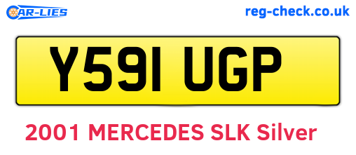 Y591UGP are the vehicle registration plates.