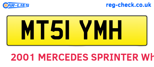 MT51YMH are the vehicle registration plates.