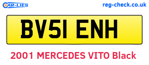 BV51ENH are the vehicle registration plates.