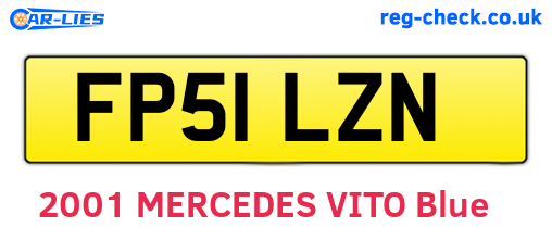 FP51LZN are the vehicle registration plates.