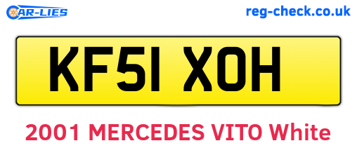 KF51XOH are the vehicle registration plates.