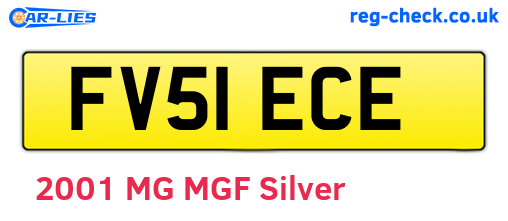 FV51ECE are the vehicle registration plates.