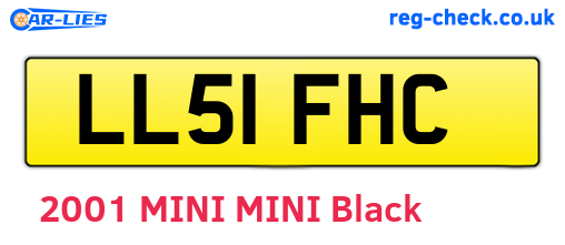 LL51FHC are the vehicle registration plates.