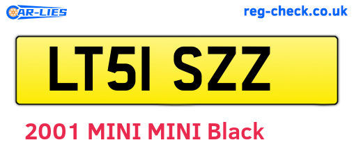 LT51SZZ are the vehicle registration plates.