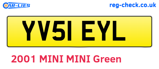 YV51EYL are the vehicle registration plates.