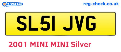 SL51JVG are the vehicle registration plates.