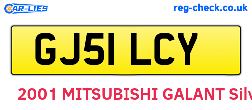 GJ51LCY are the vehicle registration plates.
