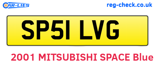 SP51LVG are the vehicle registration plates.