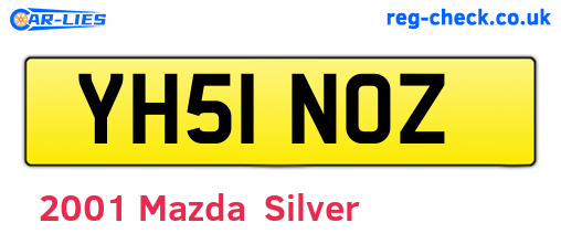 Silver 2001 Mazda  (YH51NOZ)